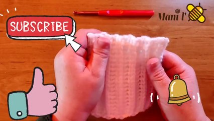 Les côtes anglaises au crochet   كروشيه غررزة البلسيه الانجليزية  How to crochet english coasts