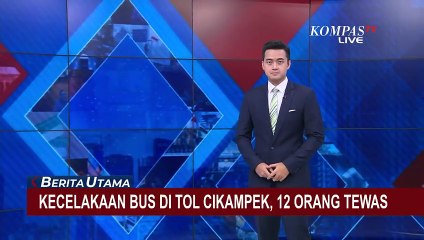 Kecelakaan Bus Handoyo di Tol Cikampek, 12 Orang Tewas