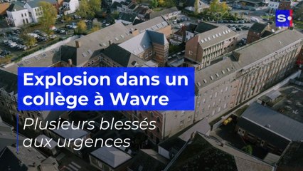 Explosion dans un collège à Wavre : plusieurs blessés aux urgences
