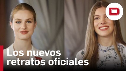 Zarzuela publica nuevos retratos oficiales de la Princesa Leonor y la Infanta Sofía