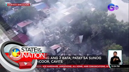 4 kabilang ang 2 bata, patay sa sunog sa Bacoor, Cavite | SONA