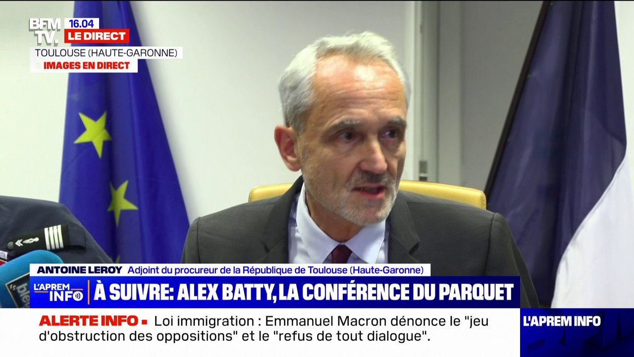 Alex Batty retrouvé en France: "Il est passé pa...