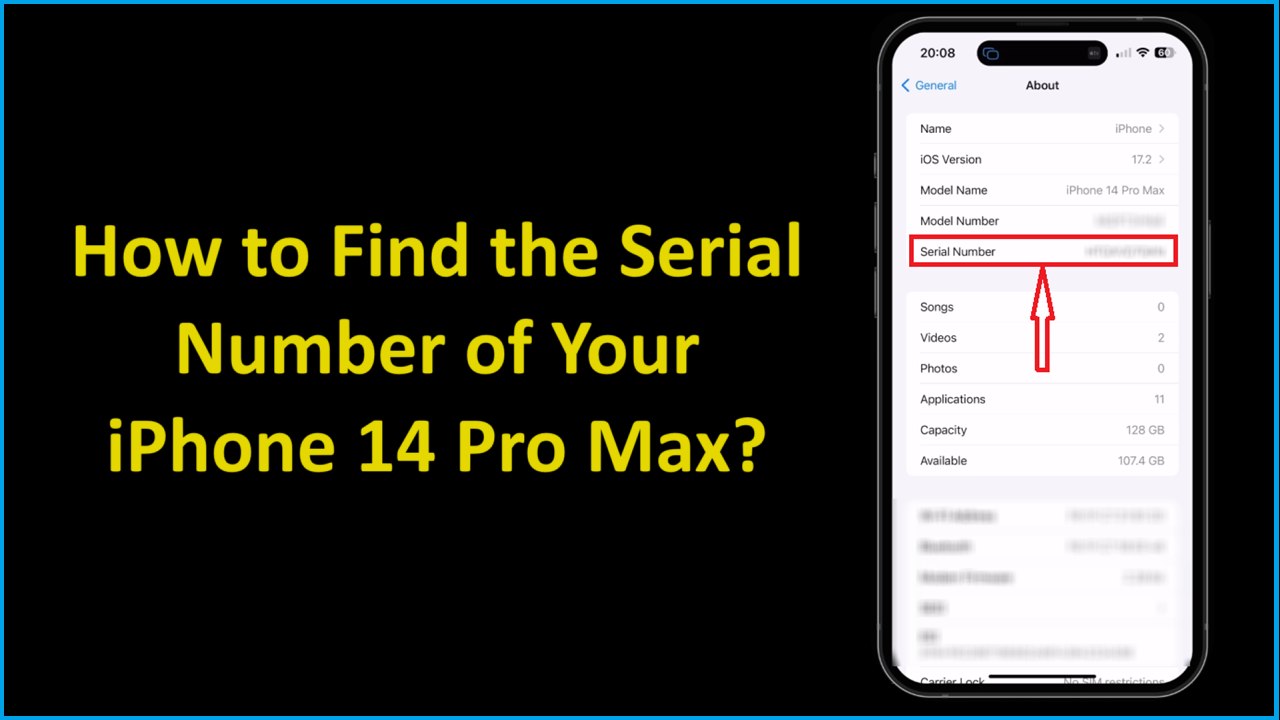 How to Find the Serial Number of Your iPhone 14 Pro Max?