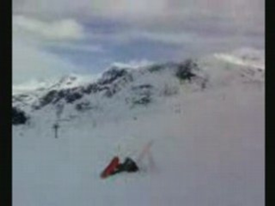 Backflip en snowboard ou presque
