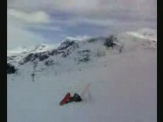Backflip en snowboard ou presque