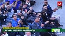 Shohei Ohtani es presentado con los Dodgers de Los Ángeles