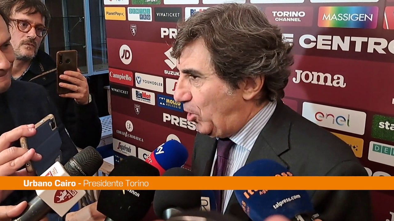 Cairo "Under 23 per il Torino? Ci stiamo pensando"