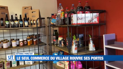 A la Une : Le seul commerce de Cottance rouvre ses portes ! / Des produits locaux au marché de Noël des producteurs / Premier match pour Olivier Dall'Oglio