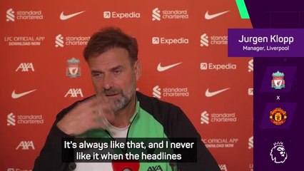 Klopp calls Liverpool's 7-0 win over United 'freakish'