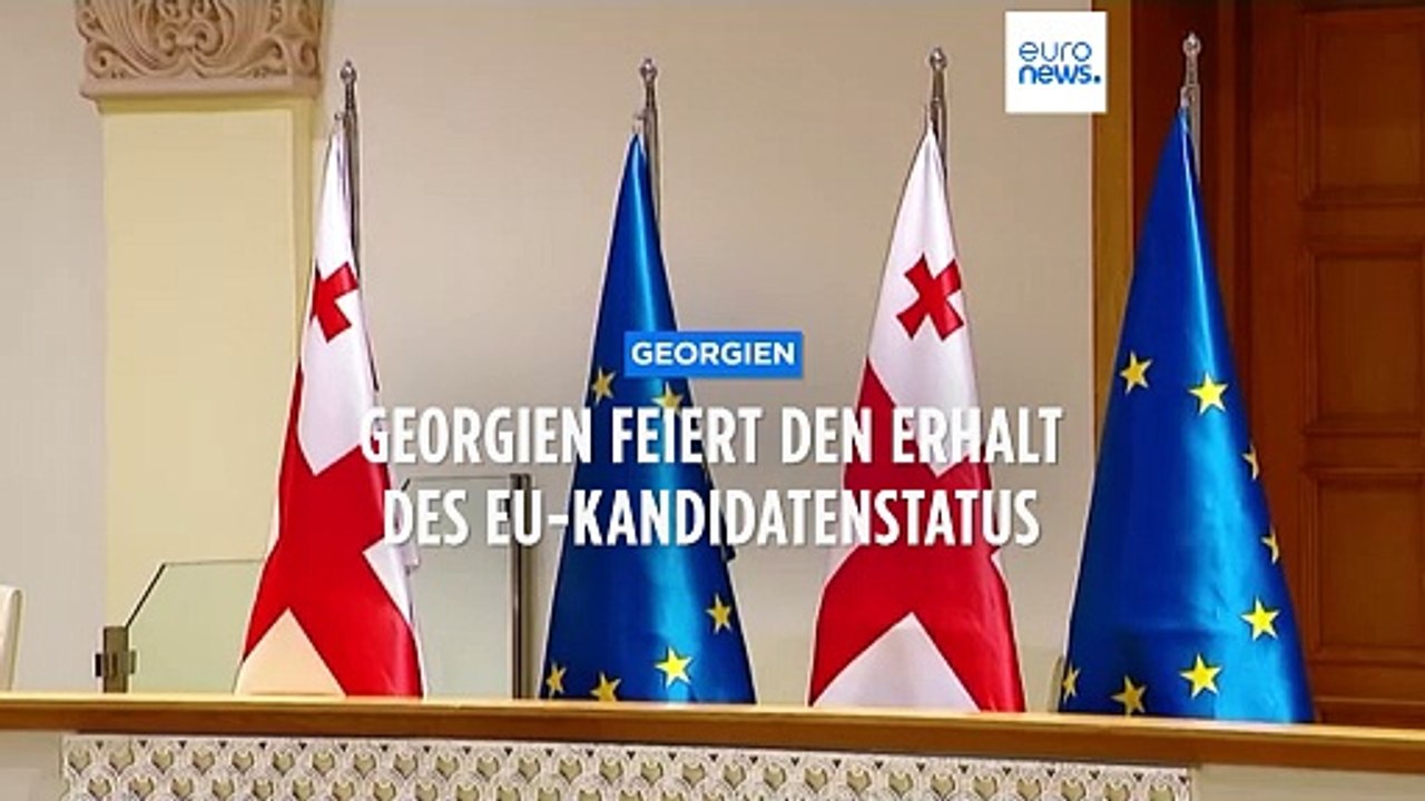 Georgier feiern konkreten Schritt in Richtung Europäischer Union