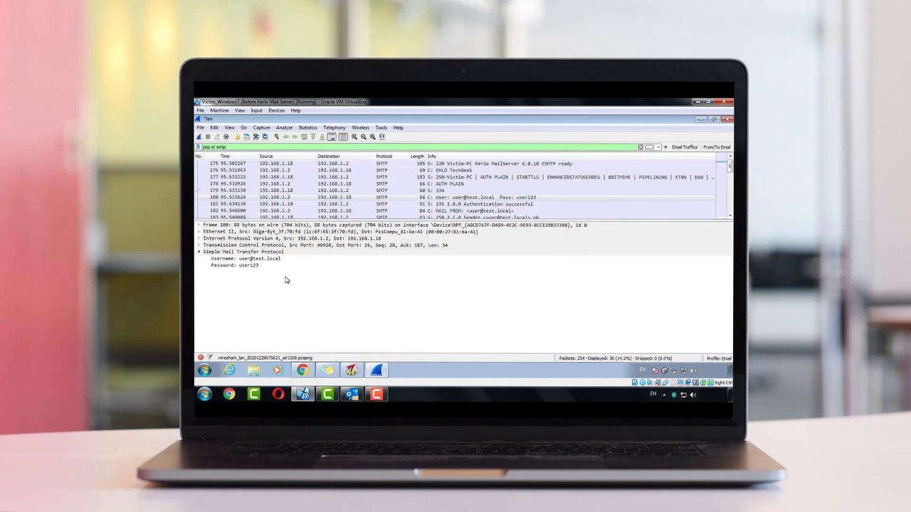 14# Sniffing Email Protocols | اكتشاف اختراق الايميل ببرنامج الواير شارك