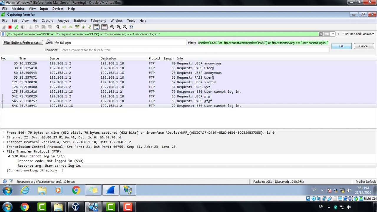 13# FTP Network Sniffing Part2 | التجسس على بروتوكول نقل الملفات - الجزء الثانى
