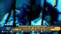 Caen dos delincuentes extranjeros que extorsionaban a comerciantes de Santa Anita