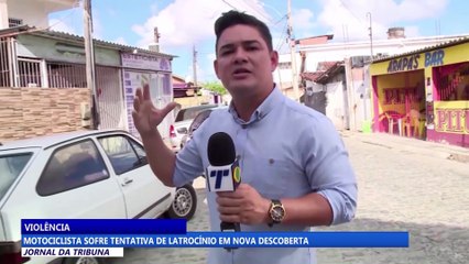 Motociclista sofre tentativa de latrocínio em Nova Descoberta