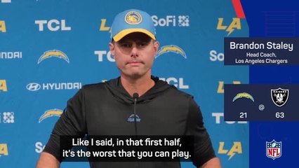 'I take full responsibility' - Staley's last comments as Chargers coach
