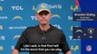'I take full responsibility' - Staley's last comments as Chargers coach