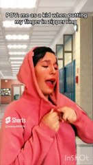 #POV_ me as a kid when putting my finger #shorts #trending #short