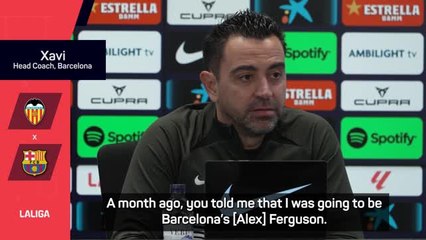 Is Xavi Barcelona's Alex Ferguson?