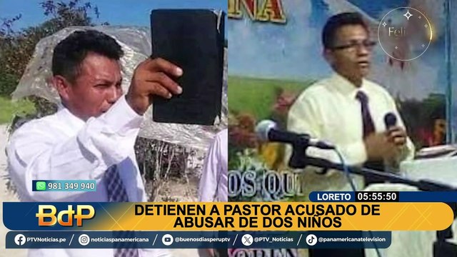 Pastor de iglesia misionera habría abusado de dos menores de edad en Loreto