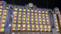 Spectacular new Christmas light show at The Queens hotel in Leeds
