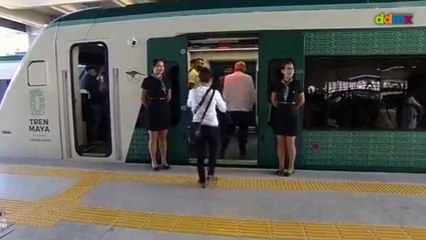 AMLO inaugura el primer tramo del Tren Maya