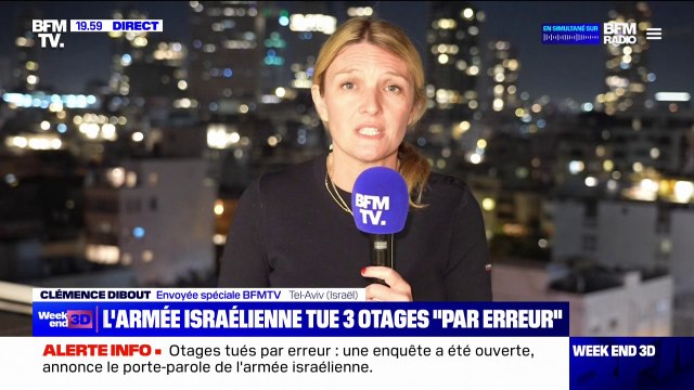 Gaza: trois otages tués par erreur par des soldats israéliens (porte-parole de Tsahal)