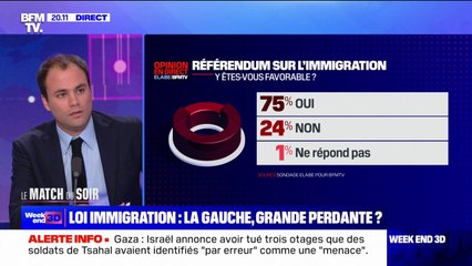 LE MATCH DU SOIR - Charles Consigny: "On ne peut pas ne pas entendre le message des Français qui, dans leur majorité, réclament qu'on reprenne le contrôle sur l'immigration"