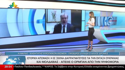 Ο Καθηγητής Ευρωπαϊκών Θεσμών και Πρόεδρος Ελλάδα ο Άλλος Δρόμος, Νότης Μαριάς στο STAR