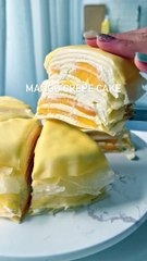 Mango Crepe Cake.