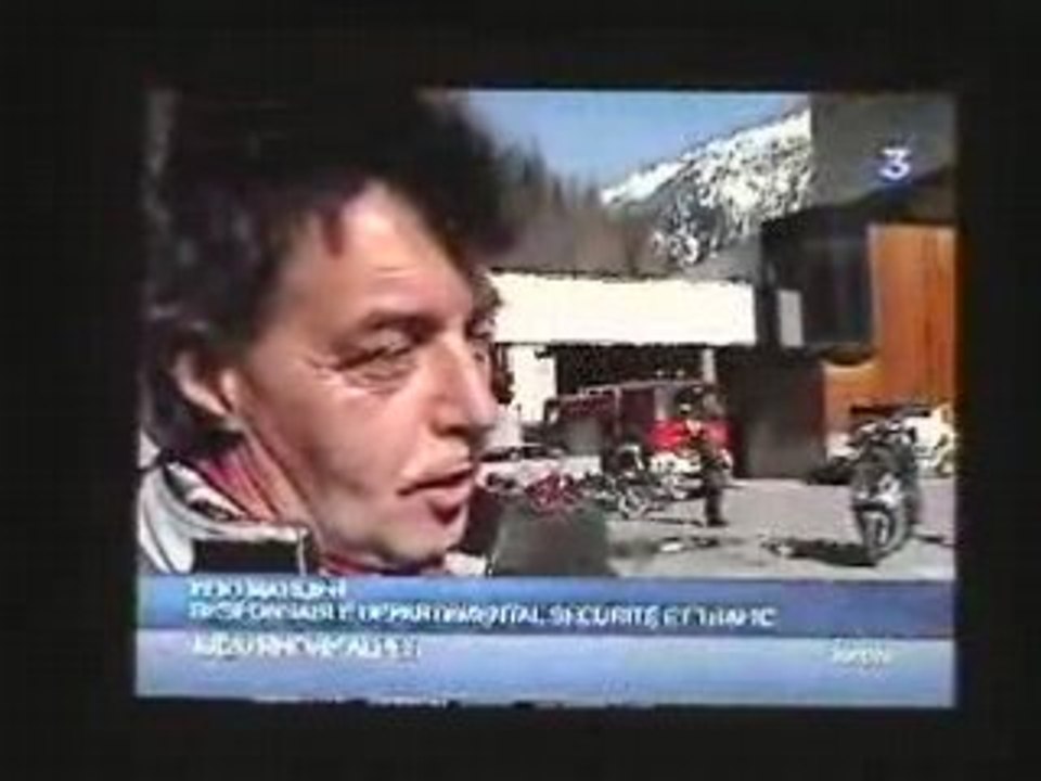 Memorial Spadino 2008 Tunnel du Mont Blanc reportage France3