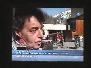 Memorial Spadino 2008 Tunnel du Mont Blanc reportage France3