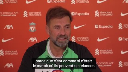 17e j - Klopp : "Le 7-0 de la saison dernière ? Ça n'arrive qu'une fois dans la vie"