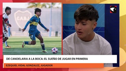 De candelaria a La Boca el sueño de jugar en primera