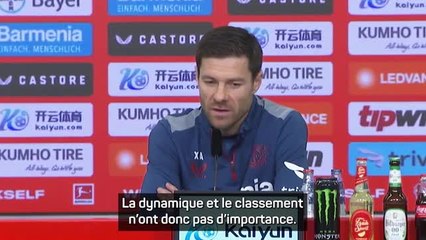 15e j. - Xabi Alonso : "On n'est pas obsédé par le classement"