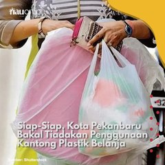 Siap-Siap, Kota Pekanbaru Bakal Tiadakan Penggunaan Kantong Plastik Belanja