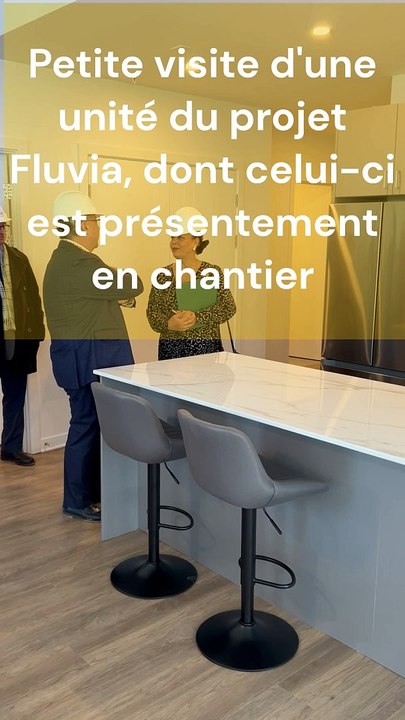 Visite d'une unité du projet Fluvia