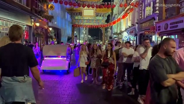 London Night Walk with Beautiful Women Nightlife #nightlife #london #soho