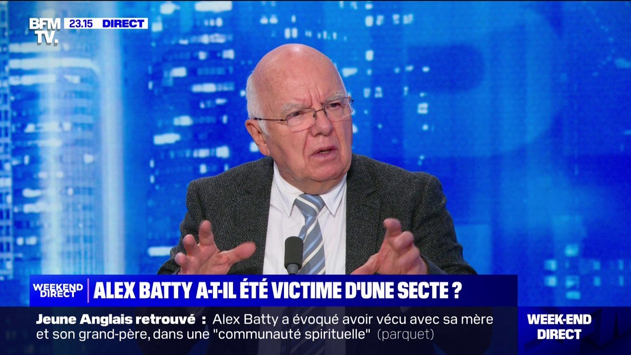 Alex Batty retrouvé en France: pour Jean-Pierre Brard (ancien membre de l'Observatoire interministériel des sectes), "on fait beaucoup moins" contre les sectes "depuis 2017"