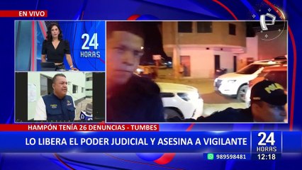 Tumbes: delincuente liberado por el Poder Judicial mata un vigilante