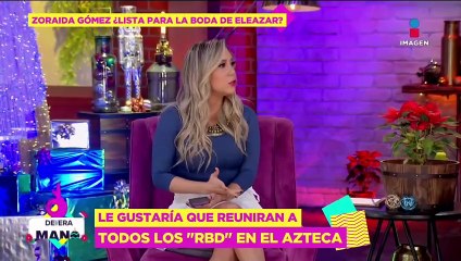 Zoraida Gómez LISTA para la boda de Eleazar Gómez: Orgullosa de su hermano