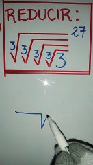 Radicación : ejercicio elemental 1