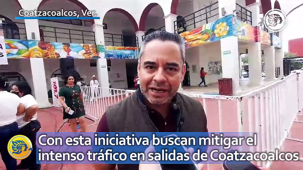 Con esta iniciativa buscan mitigar el intenso tráfico en salidas de Coatzacoalcos