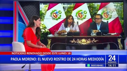 Desde este lunes 18: Paola Moreno revela detalles del nuevo rostro que tendrá ‘24 Horas Mediodía’