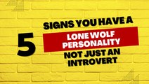 5 Signs You Have a Lone Wolf Personality, Not Just An Introvert