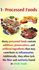 foods that cause gut inflammation avoid eat these