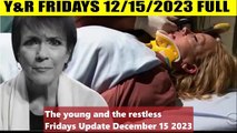 CBS Young And The Restless Spoilers Fridays 12_15_2023 Full HD - Nikki has Dream