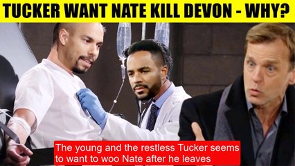 CBS Young And The Restless Spoilers Tucker and Nate carry out a scam - taking ov(1)