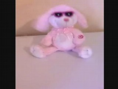 peluche automate le petit mounton rose rapeuse fashion