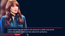 The Bold and The Beautiful Spoilers_ Taylor's Unexplained Departure- Is She Look(1)