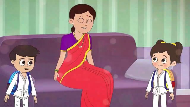 Karate Class Unifrom _ Gattu's Karate Class - Gattu fights - english cartoon - cartoon - moral stories -